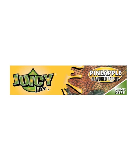 24 Juicy Jay King Size Flavoured Slim Rolling Paper - Full Box