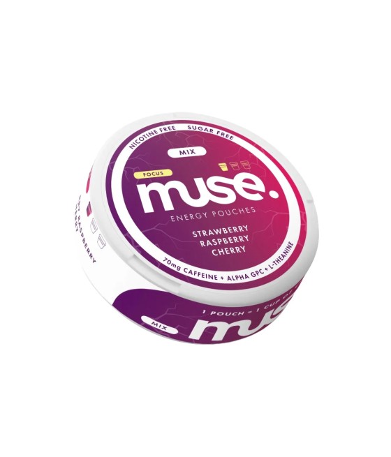 70mg Muse Focus Energy Pouches (UK Made) - 20 Pouches