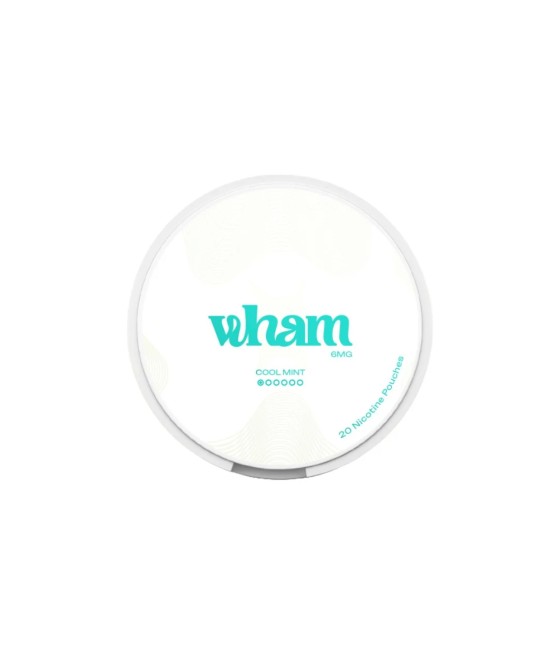 6mg Wham Regular Nicotine Pouch - 20 Pouches (Buy 1 Get 1 Free)