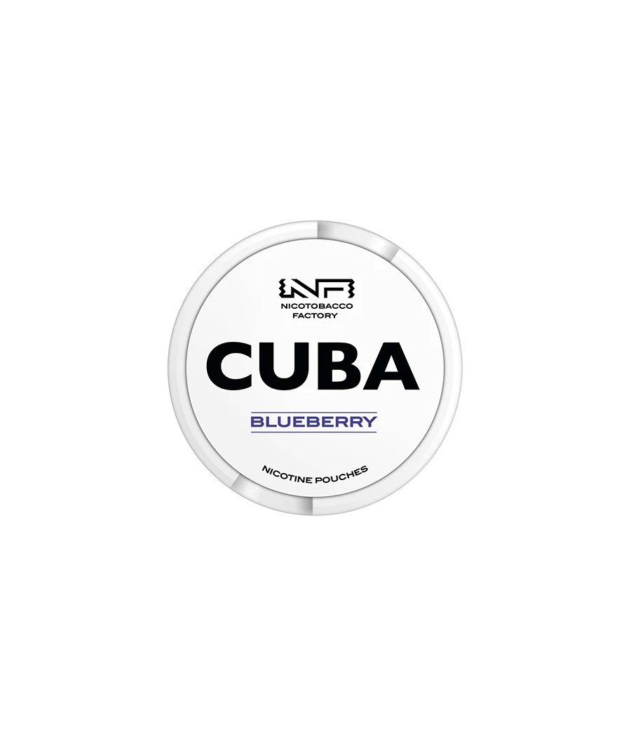 16mg CUBA White Nicotine Pouches - 25 Pouches