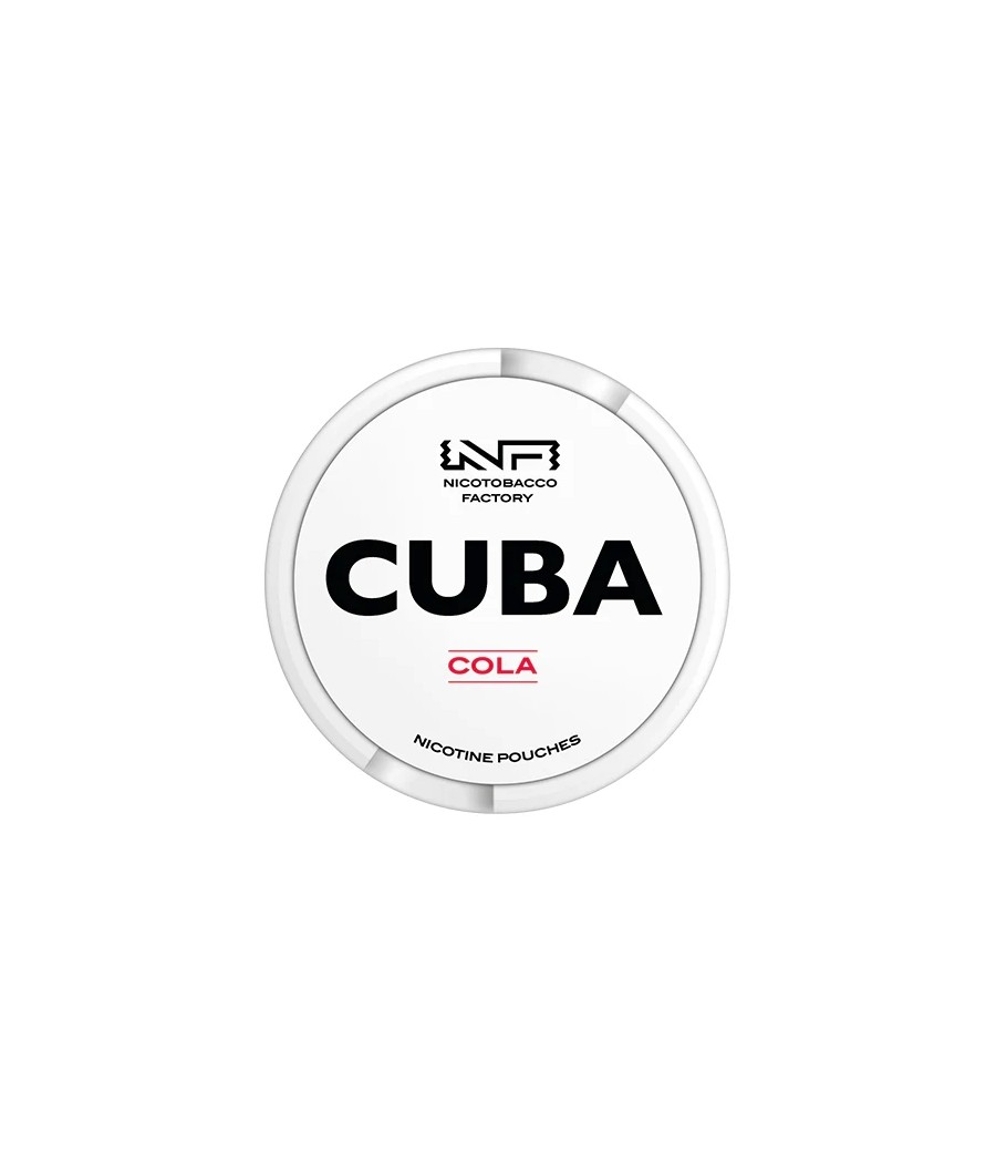 16mg CUBA White Nicotine Pouches - 25 Pouches