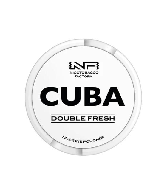 16mg CUBA White Nicotine Pouches - 25 Pouches