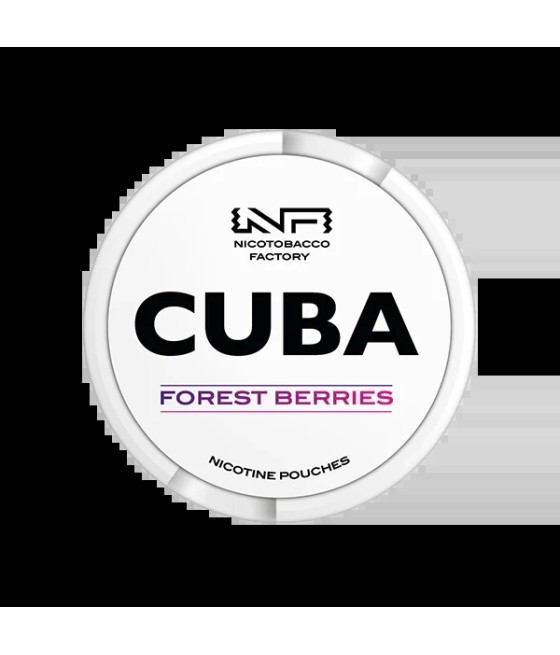 16mg CUBA White Nicotine Pouches - 25 Pouches
