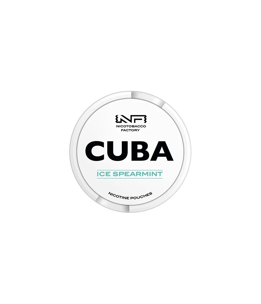 16mg CUBA White Nicotine Pouches - 25 Pouches
