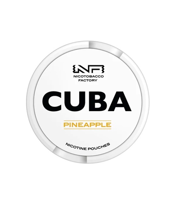 16mg CUBA White Nicotine Pouches - 25 Pouches