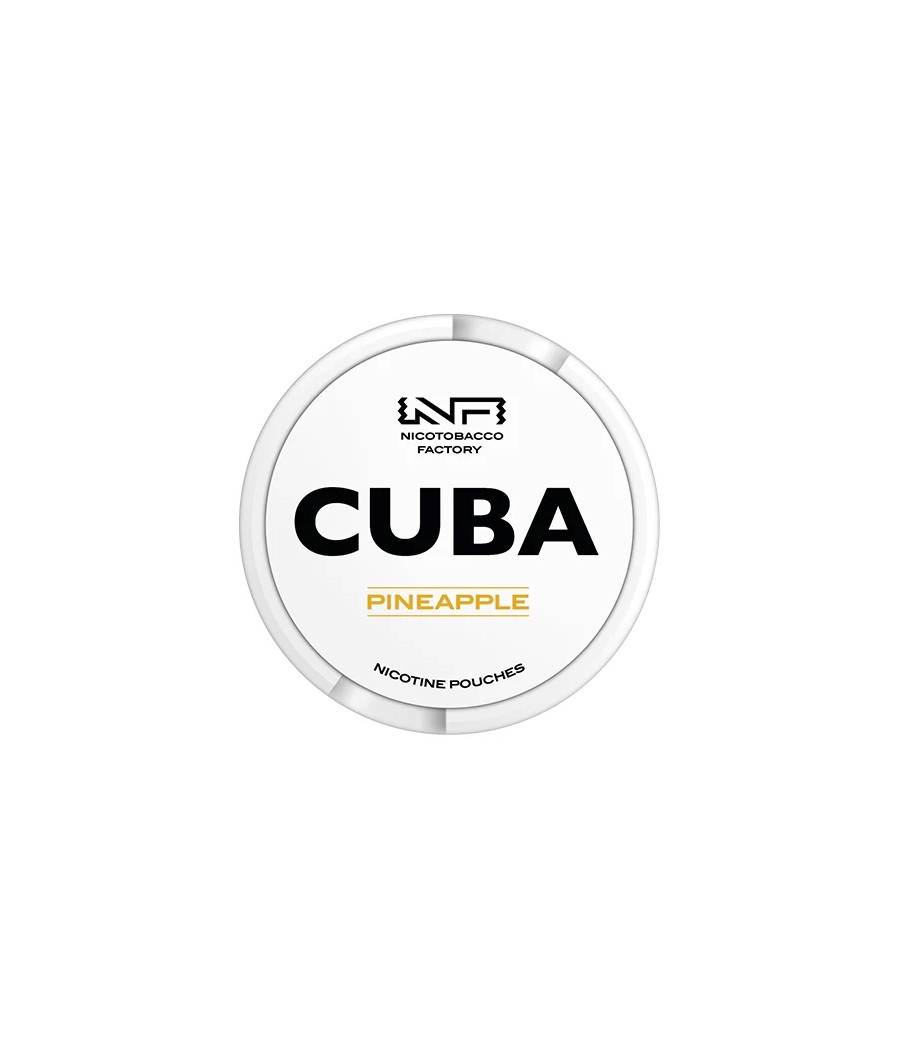 16mg CUBA White Nicotine Pouches - 25 Pouches