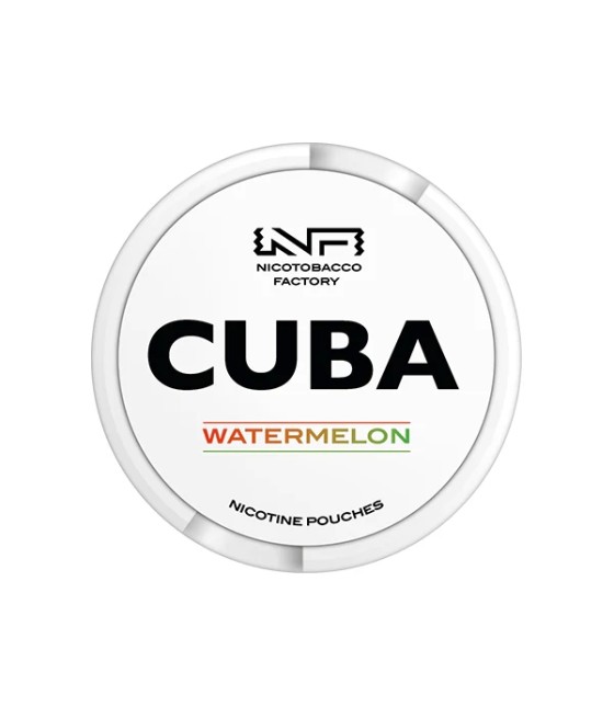 16mg CUBA White Nicotine Pouches - 25 Pouches