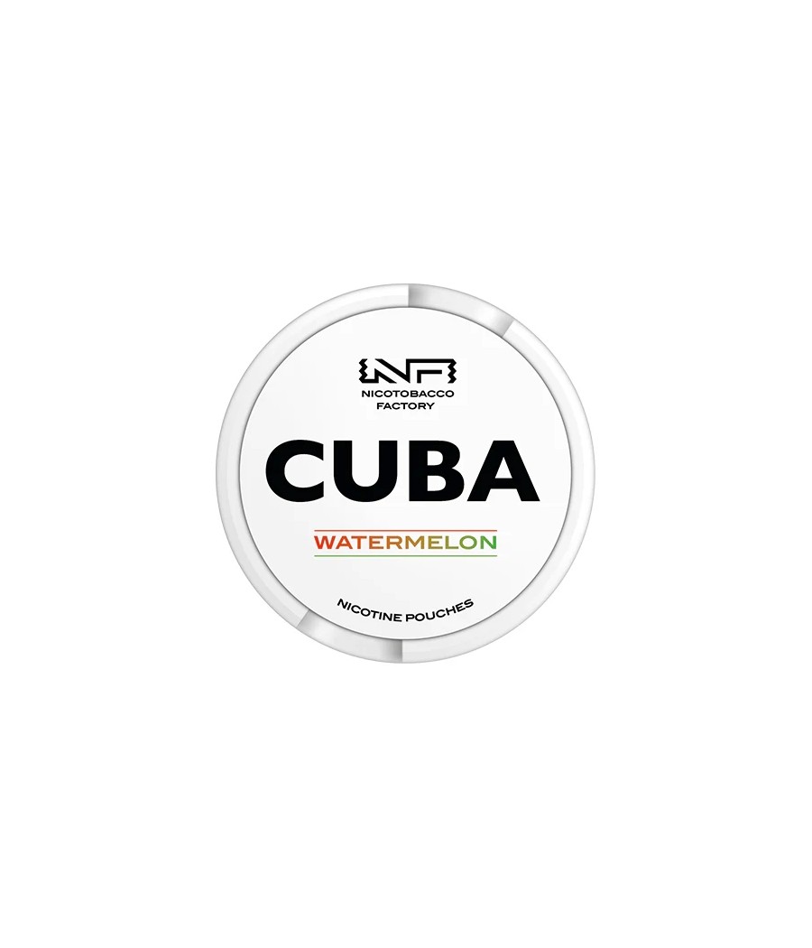 16mg CUBA White Nicotine Pouches - 25 Pouches