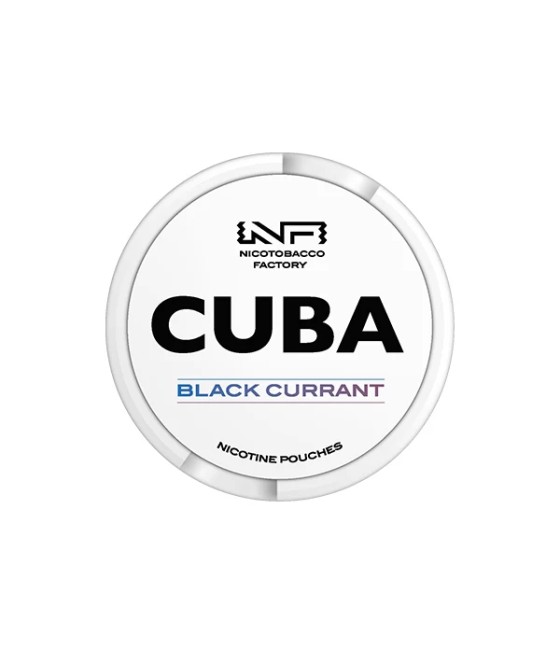 16mg CUBA White Nicotine Pouches - 25 Pouches