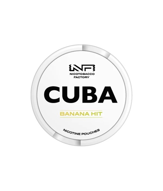 16mg CUBA White Nicotine Pouches - 25 Pouches