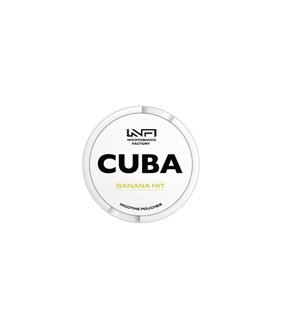16mg CUBA White Nicotine Pouches - 25 Pouches