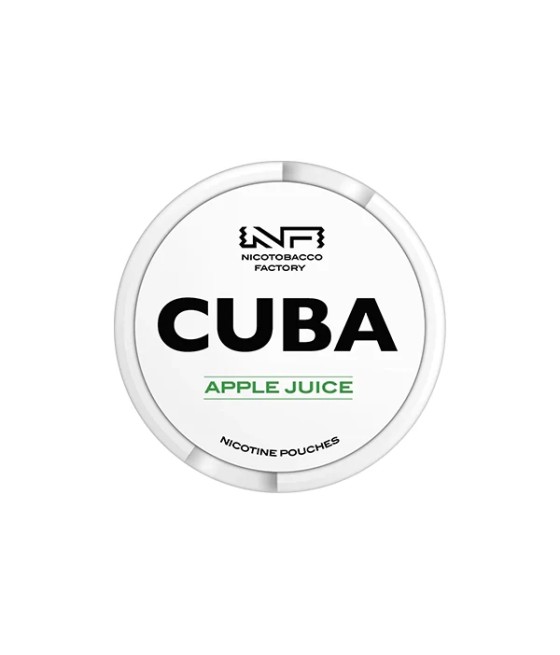 16mg CUBA White Nicotine Pouches - 25 Pouches
