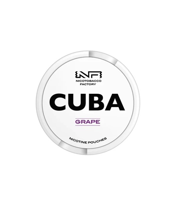 16mg CUBA White Nicotine Pouches - 25 Pouches