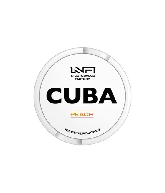 16mg CUBA White Nicotine Pouches - 25 Pouches