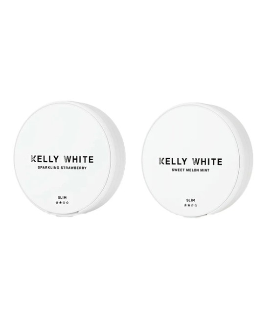 Short Dated :: 10mg Kelly White Medium Slim Nicotine Pouches - 20 Pouches