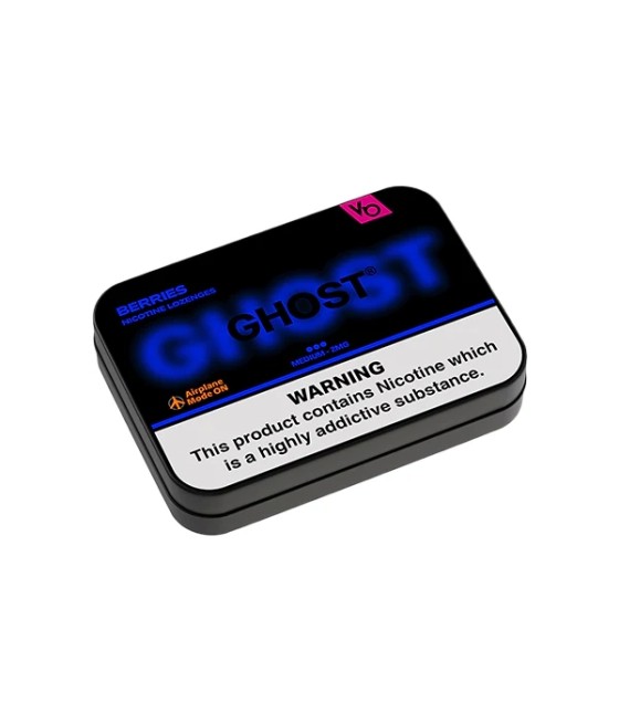 2mg Ghost By Vapes Bars Medium Nicotine Lozenges - 20 Lozenges