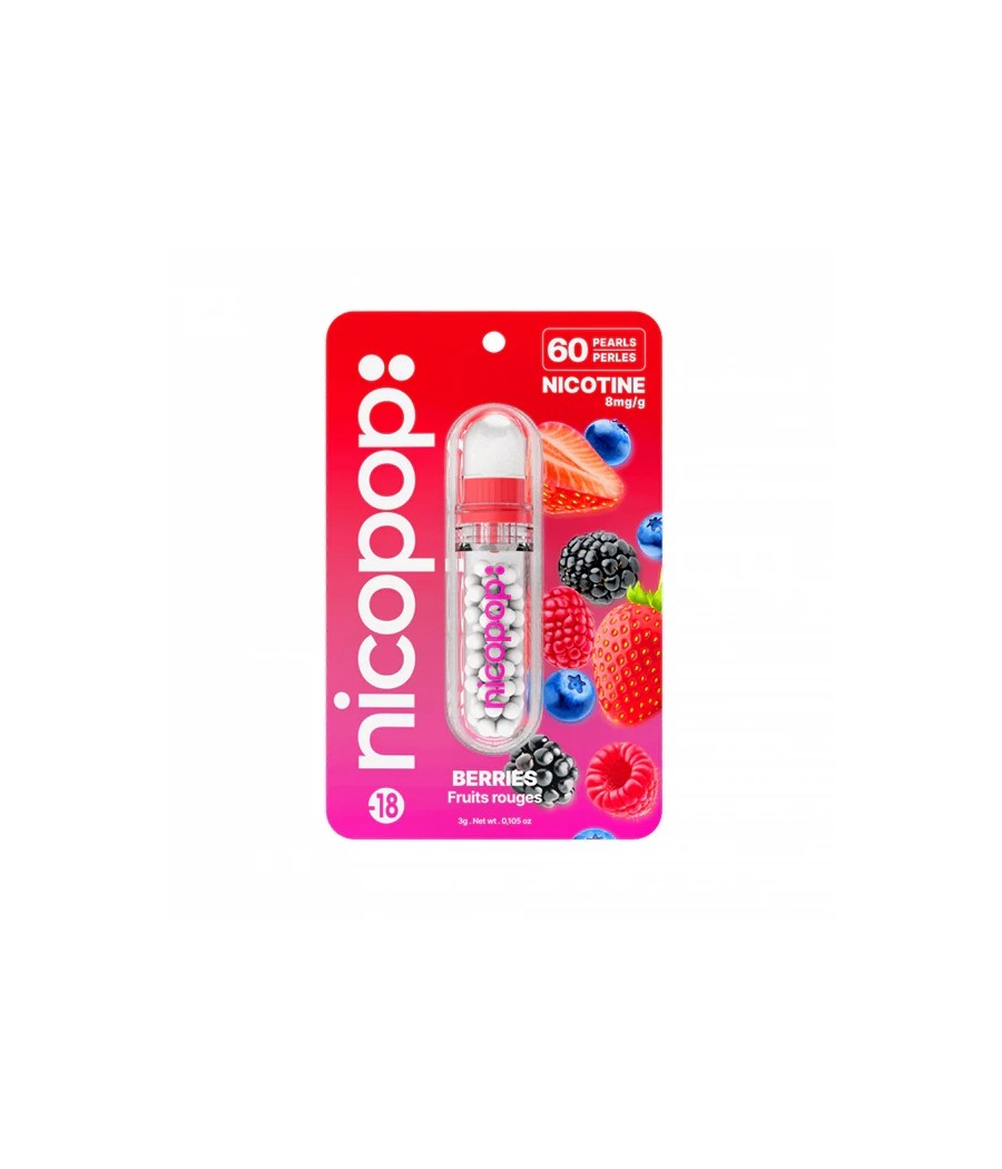 Nicopop 8mg Nicotine Pearls - 60 Pearls