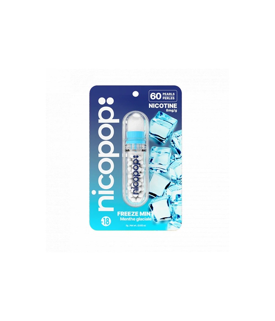 Nicopop 8mg Nicotine Pearls - 60 Pearls