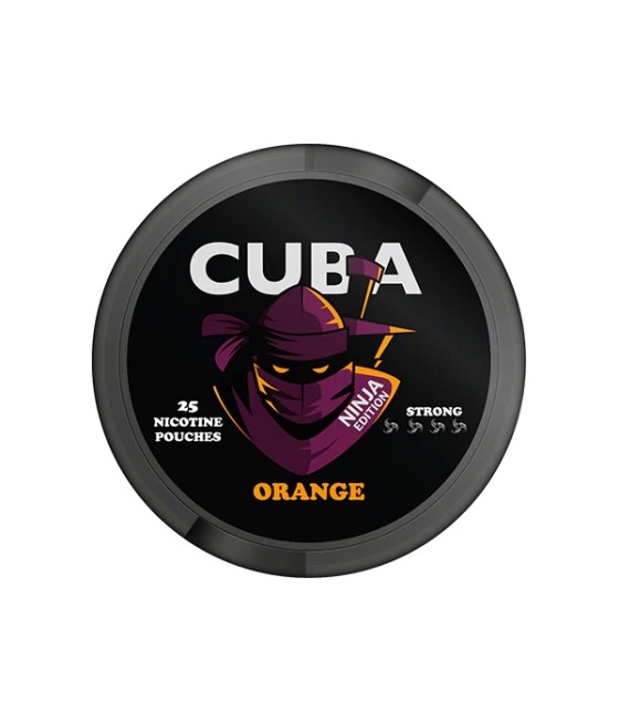 30mg CUBA Ninja Nicotine Pouches - 25 Pouches