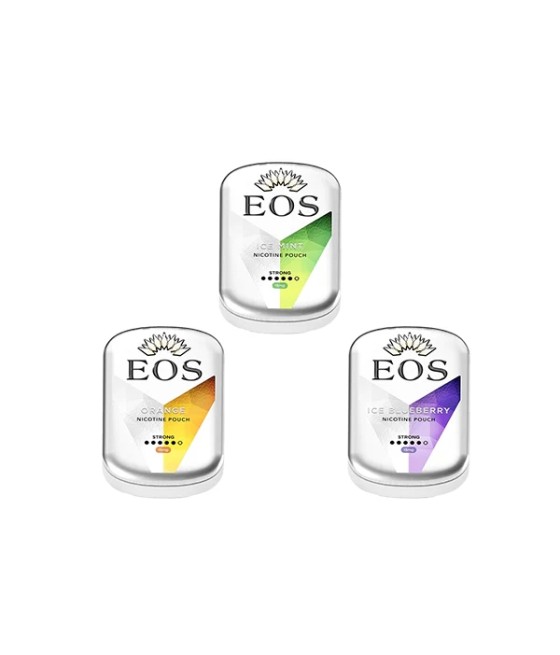 EOS 15mg Strong Nicotine pouches - 20 Pouches