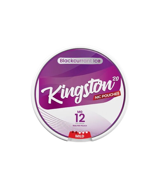 12mg Kingston Nicotine Pouches - 20 Pouches