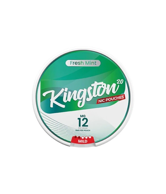 12mg Kingston Nicotine Pouches - 20 Pouches
