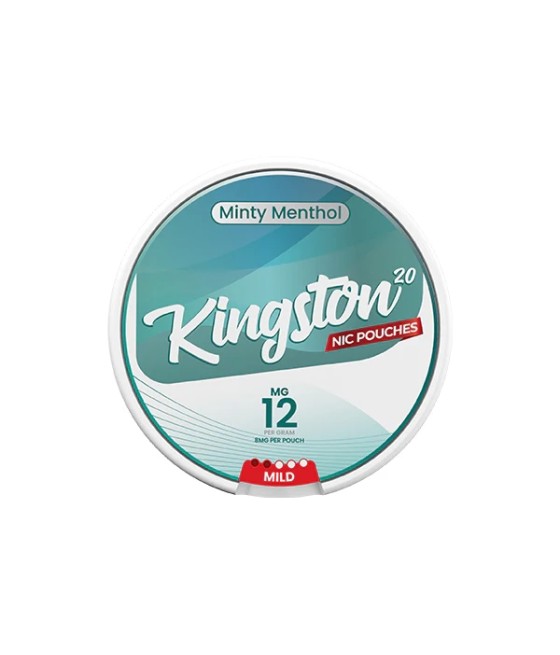 12mg Kingston Nicotine Pouches - 20 Pouches