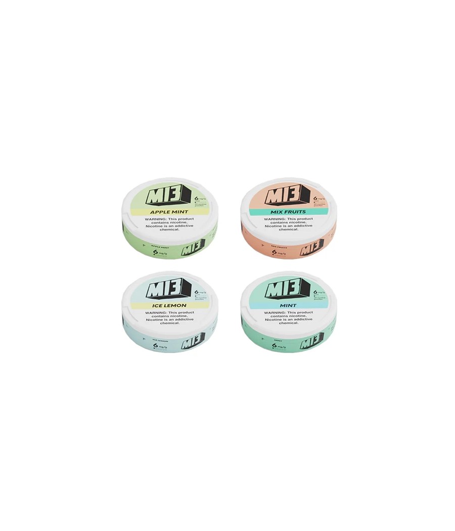 6mg MI3 By AIRSCREAM Nicotine Pouches - 20 Pouches