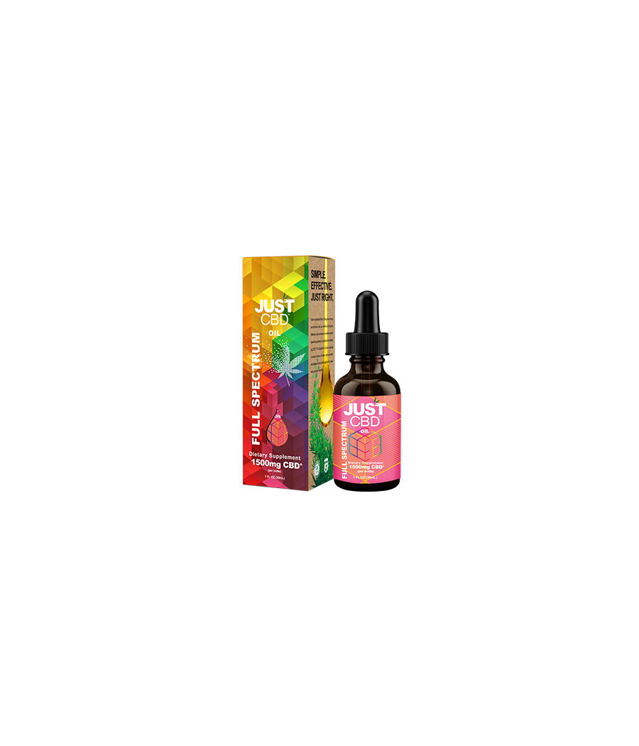 Buy 1500mg Full Spectrum Tincture - 30ml | Just CBD