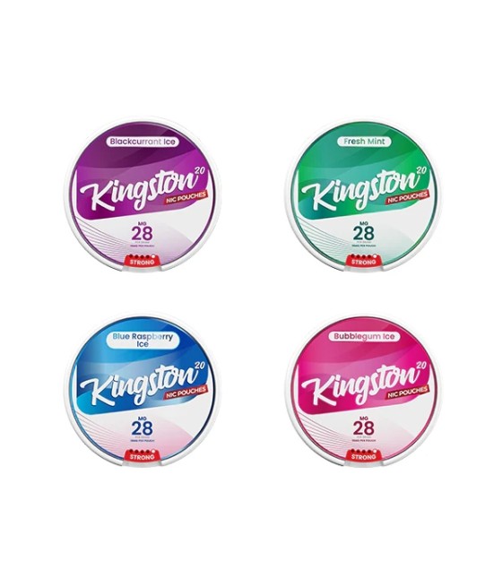 28mg Kingston Nicotine Pouches - 20 Pouches