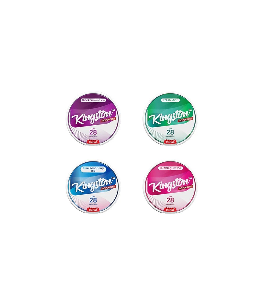 28mg Kingston Nicotine Pouches - 20 Pouches