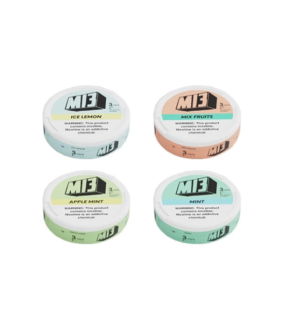 3mg MI3 By AIRSCREAM Nicotine Pouches - 20 Pouches