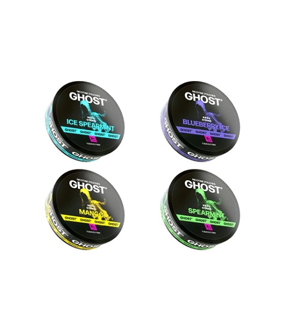 25mg Ghost Strong Nicotine Pouches - 20 Pouches