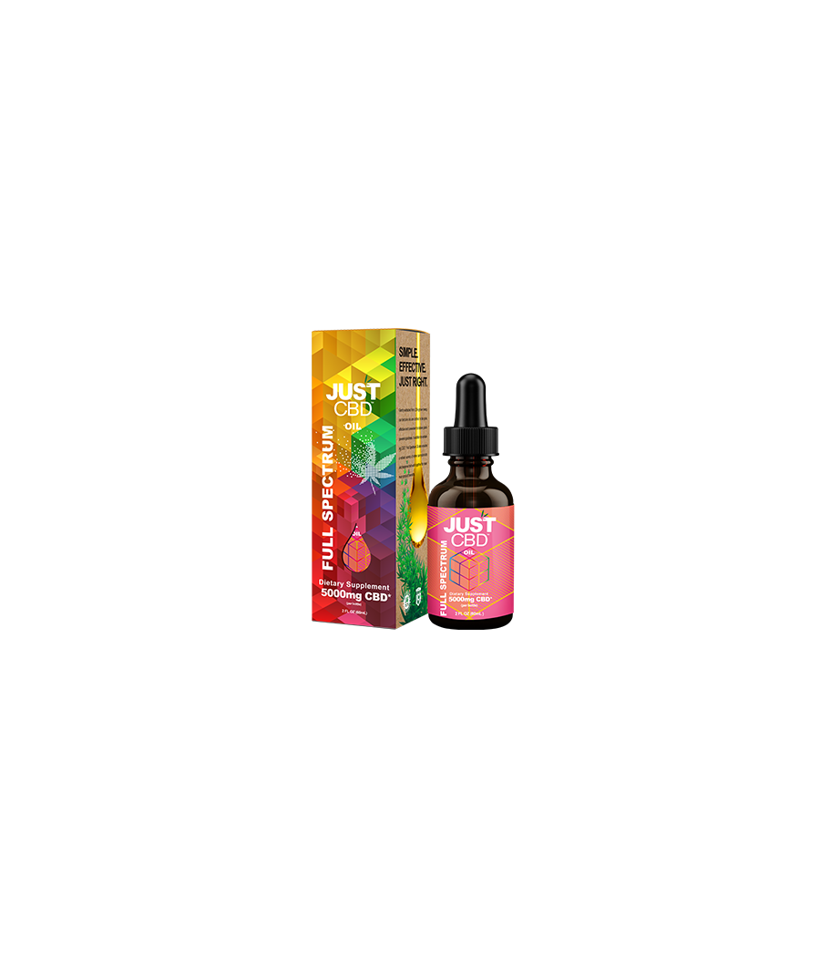 Buy 5000mg Full Spectrum Tincture - 30ml | Just CBD