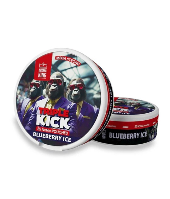 100mg Aroma King Triple Kick NoNic Pouches - 25 Pouches