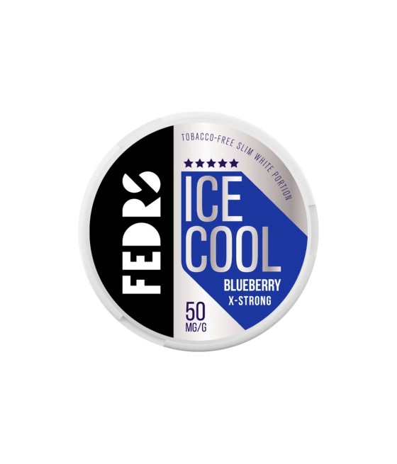 50mg FEDRS Ice Cool X-Strong Nicotine Pouch - 20 Pouches