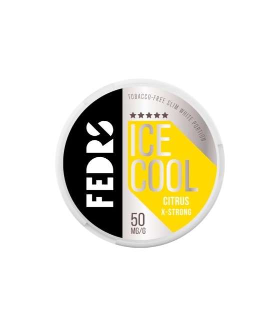 50mg FEDRS Ice Cool X-Strong Nicotine Pouch - 20 Pouches