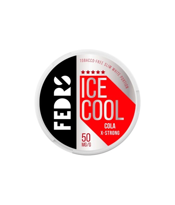 50mg FEDRS Ice Cool X-Strong Nicotine Pouch - 20 Pouches