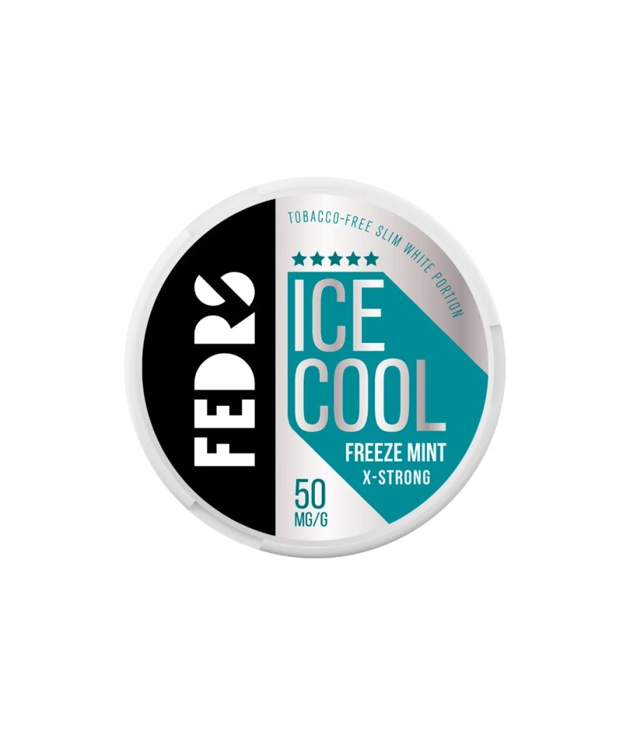 50mg FEDRS Ice Cool X-Strong Nicotine Pouch - 20 Pouches