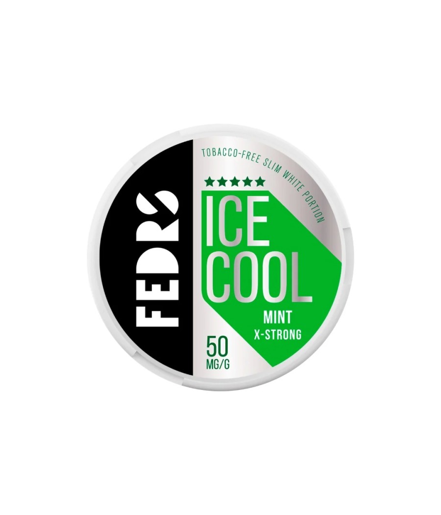 50mg FEDRS Ice Cool X-Strong Nicotine Pouch - 20 Pouches