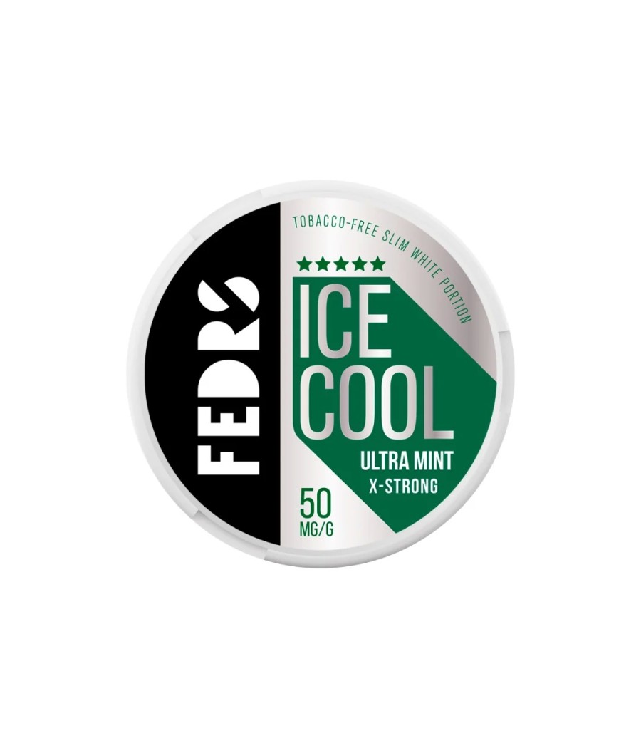 50mg FEDRS Ice Cool X-Strong Nicotine Pouch - 20 Pouches