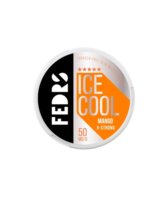 50mg FEDRS Ice Cool X-Strong Nicotine Pouch - 20 Pouches