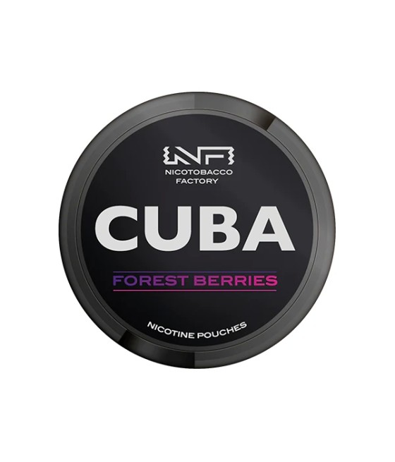 43mg CUBA Black Nicotine Pouches - 25 Pouches