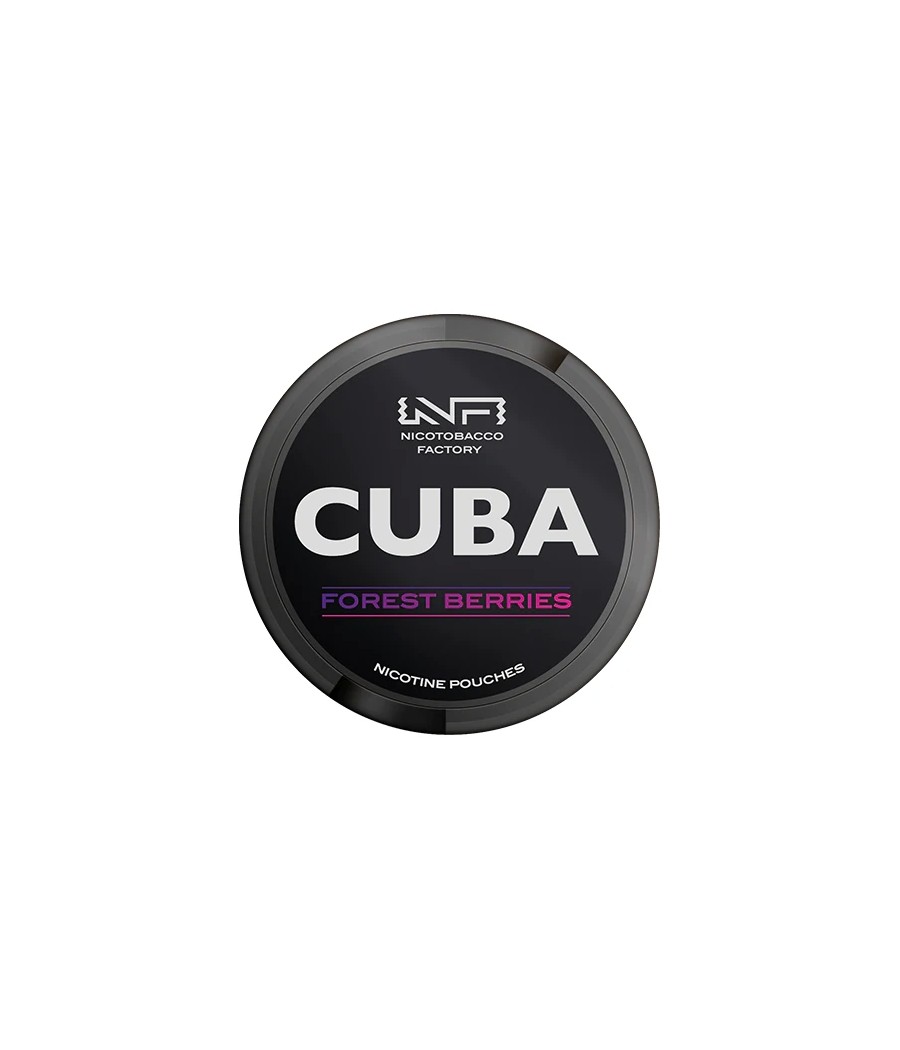 43mg CUBA Black Nicotine Pouches - 25 Pouches