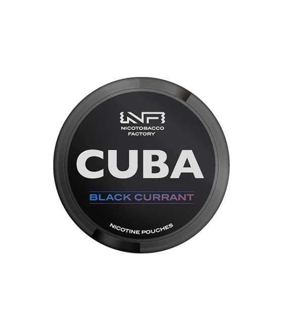 43mg CUBA Black Nicotine Pouches - 25 Pouches