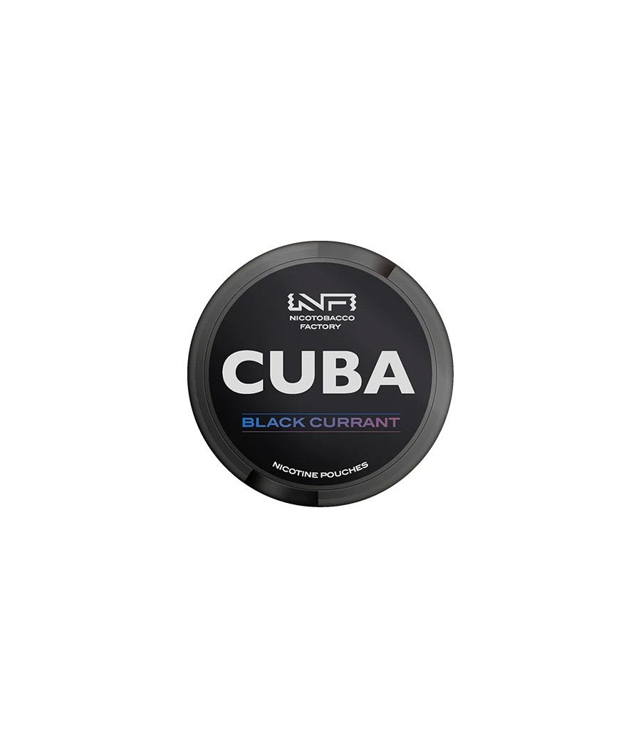 43mg CUBA Black Nicotine Pouches - 25 Pouches