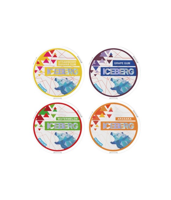 20mg Iceberg Medium Nicotine Pouches - 20 Pouches