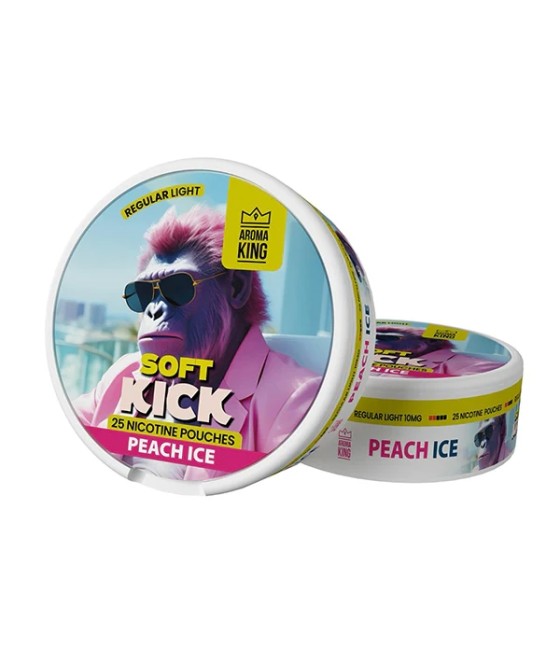 10mg Aroma King Soft Kick Nicotine Pouches - 25 Pouches