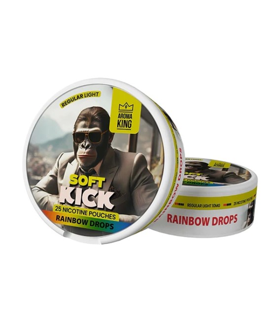 10mg Aroma King Soft Kick Nicotine Pouches - 25 Pouches