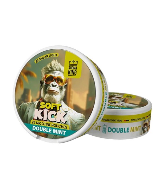 10mg Aroma King Soft Kick Nicotine Pouches - 25 Pouches